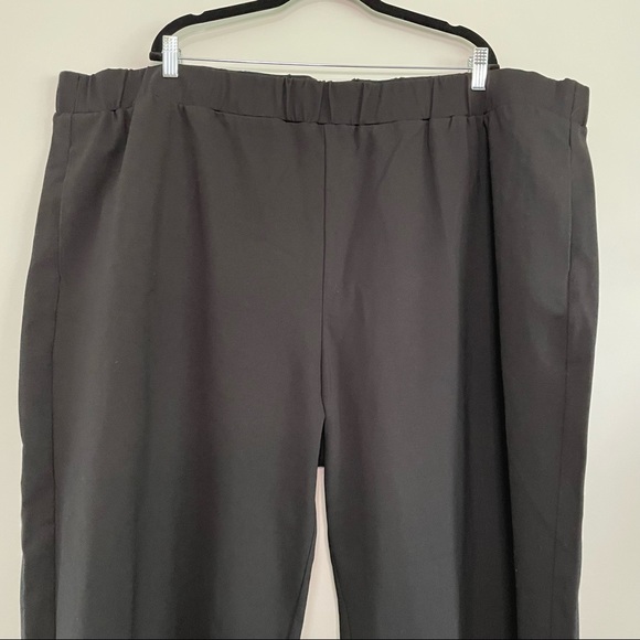 Universal Standard Sloan Wide Leg Ponte Pull On Pants In Black Size 2XL 30-32 - Picture 3 of 9